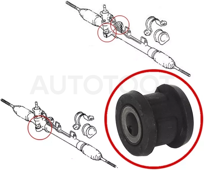 Сайлентблок рулевой рейки Toyota Caldina (T190) 92-02 / Ipsum 96-01 - Артикул ST4425020590B - Производитель Sat - Фото, Отзывы, Цены