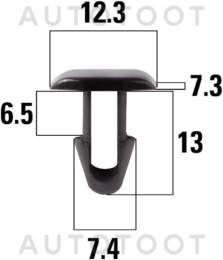 Клипса 90467-08101 -KJ335 Masuma для TOYOTA WINDOM, TOYOTA VISTA, TOYOTA MARK II QUALIS, TOYOTA MARK 2, TOYOTA CROWN, TOYOTA CRESTA, TOYOTA CHASER, TOYOTA CAMRY