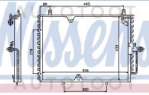 Радиатор кондиционера -  для MERCEDES E-CLASS