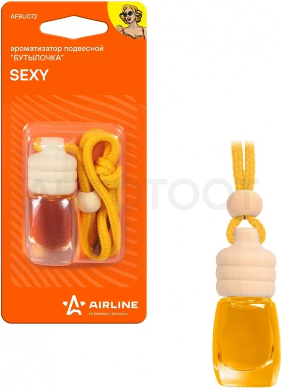 Ароматизатор подвесной "Бутылочка" Sexy - Артикул AFBU072 - Производитель Airline - Фото, Отзывы, Цены