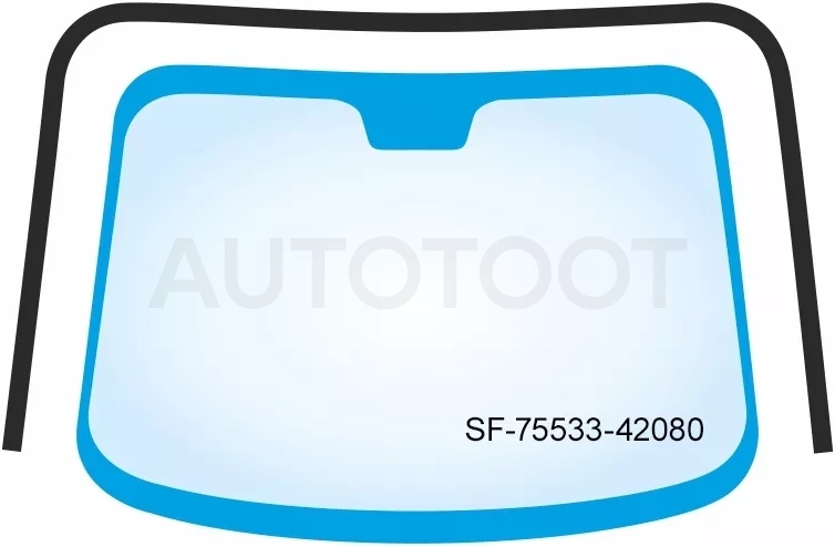 Молдинг лобового стекла (П-образный) Toyota RAV4 (XA50) 18- / Wildlander 19 - Артикул SF7553342080 - Производитель Sat - Фото, Отзывы, Цены