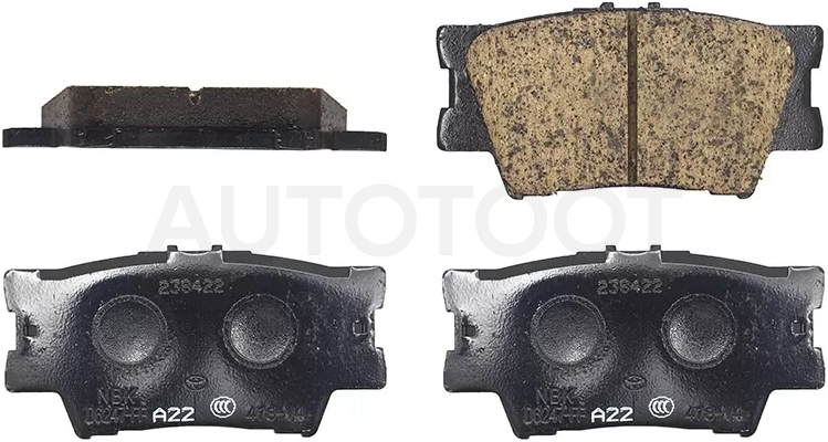 Колодки тормозные (Сзади) Toyota Camry (XV40,XV50) 01-21 / Harrier (XU60) 13-20 / RAV4 (XA30,XA40) 05-19 / Lexus ES 06-12 / GS 05-12 / HS 09-18 / Toyota Camry UAE/USA 06-17