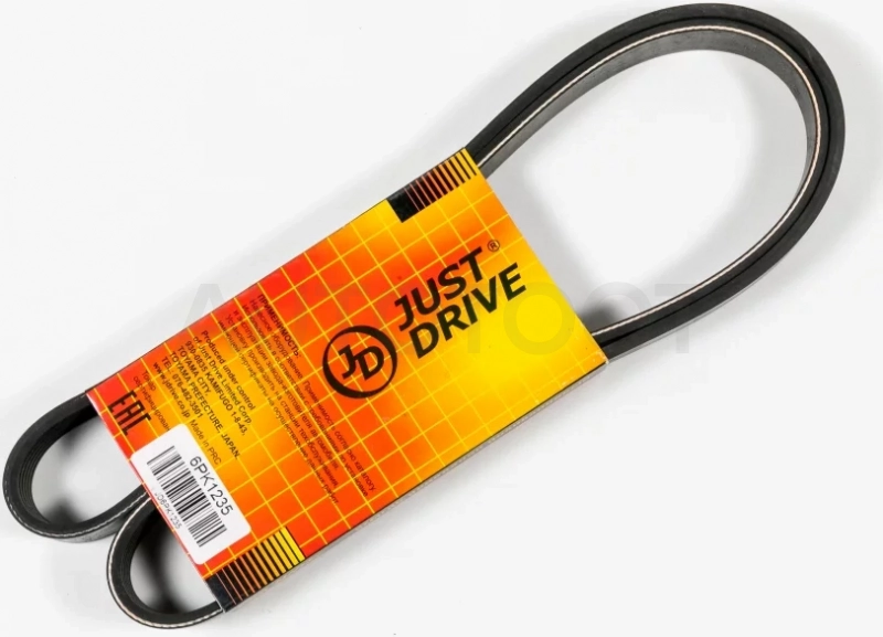 Ремень поликлиновый JD - Артикул 6PK1235 - Производитель Just Drive - Фото, Отзывы, Цены