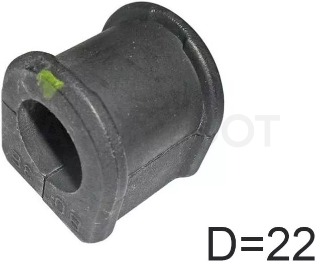 Втулка стабилизатора Mazda 323 89-03 / Familia 94-08 / Familia S-Wagon 98-04 / MX-3 91-00 (Перед/ 22.00)