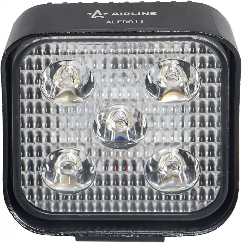 Фара светодиод. мини квадратная, 5LED, направленный свет, 15Вт, 83х83х36мм, 12/24В, PLUS