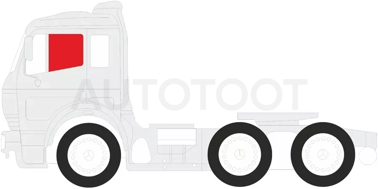 Стекло боковое опускное (Спереди/ Слева/ Цвет зеленый) Hino Ranger 86-98 - Артикул Y630FDLH - Производитель Xyg - Фото, Отзывы, Цены