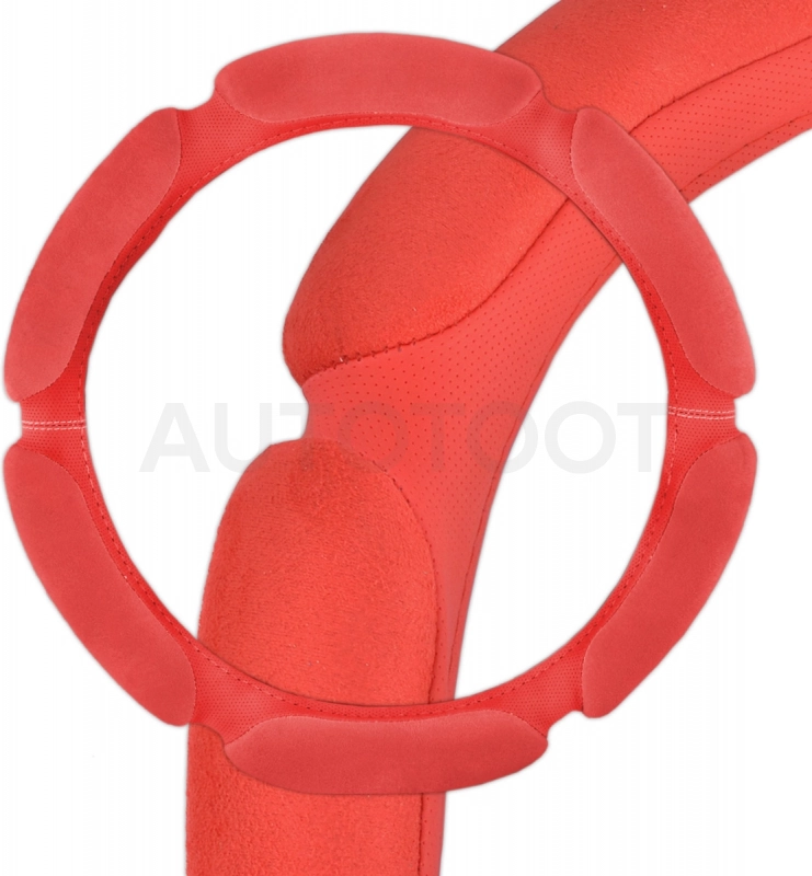 Оплетка SKYWAY Sponge classic 6 подушечек M Красная замша