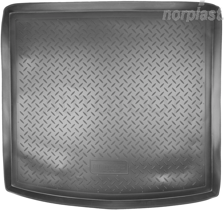 Коврик в багажник NORPLAST, черный, полиуретан, универсал -  для OPEL ASTRA