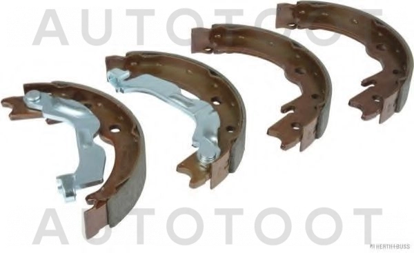 Колодки тормозные задние (барабанные) -AMDBF229 Amd для DAEWOO NEXIA, DAEWOO ESPERO, CHEVROLET LACETTI, CHEVROLET LANOS, OPEL CORSA