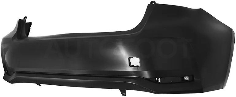 Бампер задний Toyota Corolla (E210) 18-22 (С отверстием под крюк)