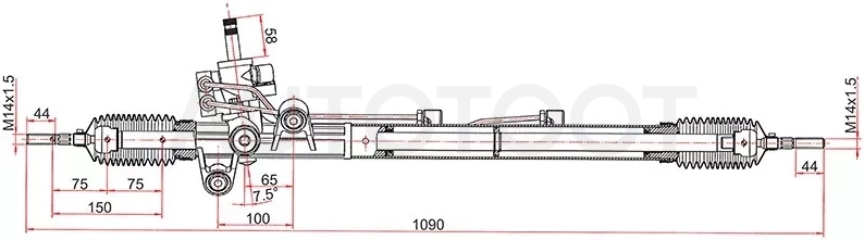 Рейка рулевая HONDA ACCORD 2,4 LHD 03 - Артикул ST53601SDAA04 - Производитель Sat - Фото, Отзывы, Цены