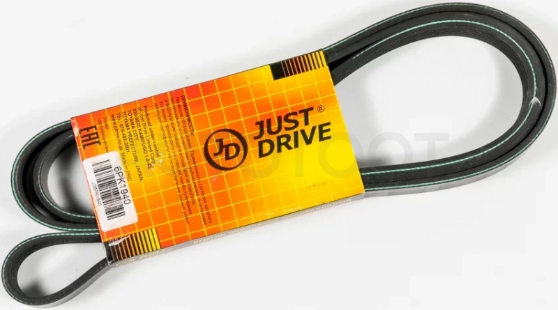Ремень поликлиновый JD - Артикул 6PK1940 - Производитель Just Drive - Фото, Отзывы, Цены