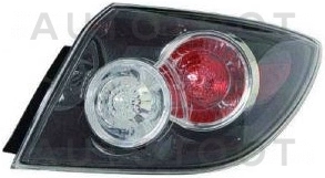 Фонарь задний правый (хэтчбэк, кроме sport) -2161984RUQ Depo для MAZDA 3 (AXELA)