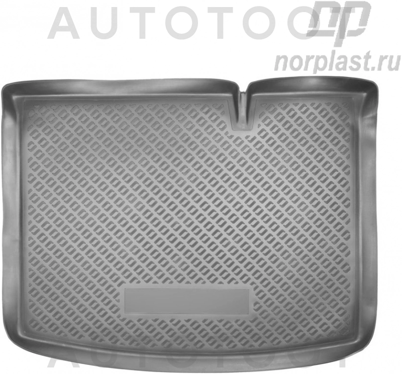 Коврик в багажник NORPLAST, черный, полиуретан, хэтчбек -  для RENAULT SANDERO
