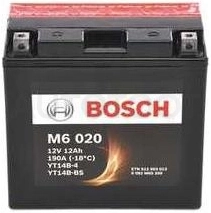Аккумулятор BOSCH 12Ah 190A прямая полярность(+-)