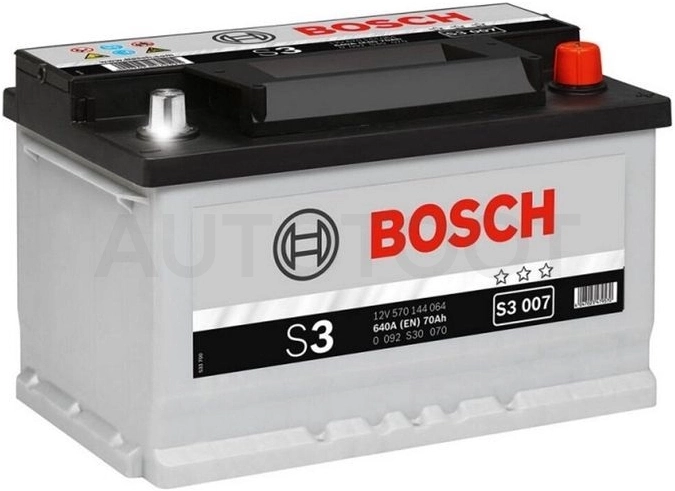 Аккумулятор BOSCH 70Ah 640A обратная полярность(-+)