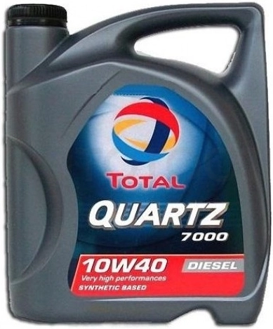 10W-40 масло моторное полусинтетическое "QUARTZ 7000 Diesel 10W-40", 4л