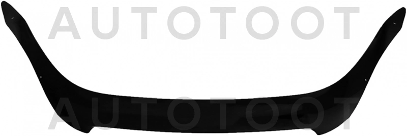 Дефлектор капота (мухобойка) черный -  для HONDA CR-V