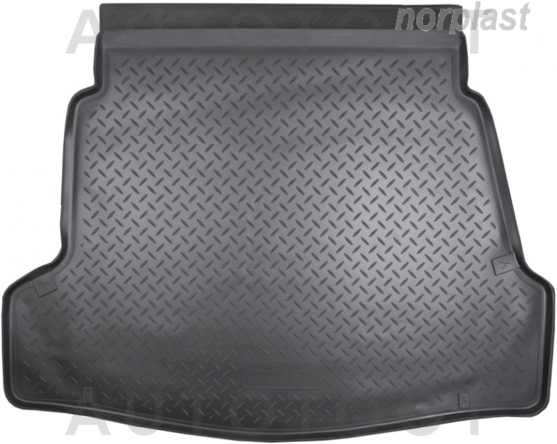 Коврик в багажник NORPLAST, черный, полиуретан, седан -  для HYUNDAI i40