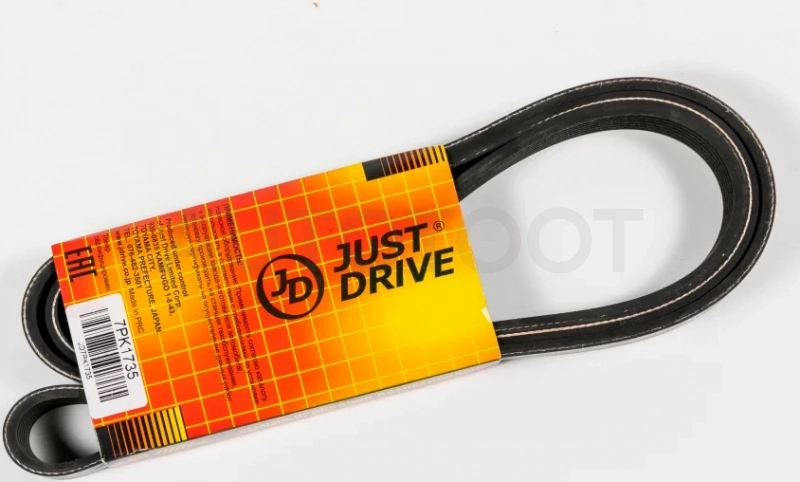 Ремень поликлиновый JD - Артикул 7PK1735 - Производитель Just Drive - Фото, Отзывы, Цены
