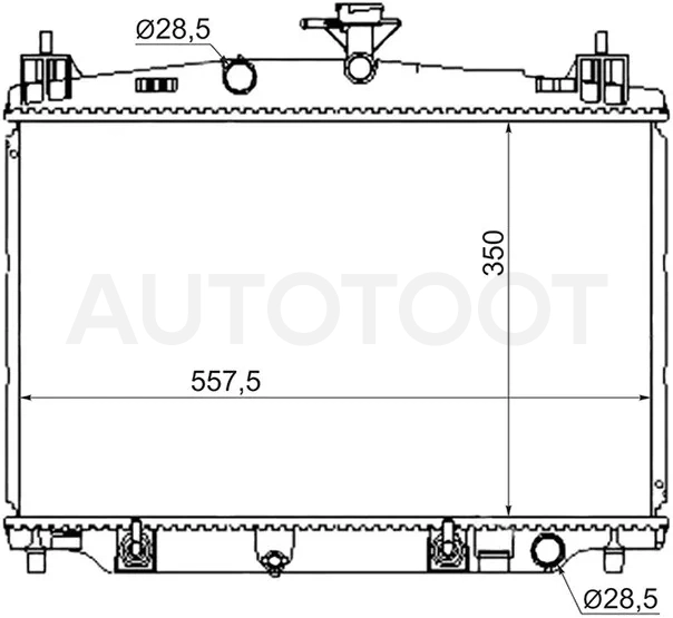 Радиатор Mazda Demio 07-14 / 2 07-15