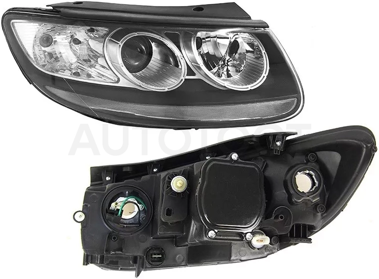 Фара Hyundai Santa Fe 05-12 (Справа/ Галоген/ Ручная регулировка) - Артикул ST2211144RLDEM2 - Производитель Sat - Фото, Отзывы, Цены