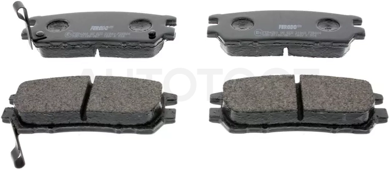 Колодки тормозные (Сзади) Mitsubishi Delica 94-07 / Pajero 91-00 / Pajero Sport 96-08 / Hyundai Galloper 97-03 / Mitsubishi L300 87-98 / L400 94-06 / Lancer Evolution 94-01 / Montero 91-99