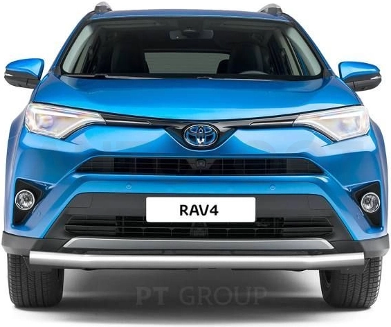 TOYOTA RAV4 2013-2018   Защита переднего бампера одинарная Ø63мм (НПС) - Артикул TRV220203 - Производитель PT Group - Фото, Отзывы, Цены