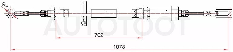 Трос ручного тормоза PEUGEOT BOXER I/II/CITROEN JUMPER I/II 94-06