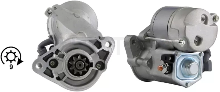 Стартер Toyota Crown 87-01 / Hiace 82-89 / Hilux Pick Up 83-88 / Mark II (X90,X100,X110) 92-04 / Lexus GS 93-04 / IS 98-05 / SC 91-01 / Toyota Altezza 01-05 / Aristo 00-04 / Brevis 01-07 / Chaser (X90,X100) 92-01 (1,4 kW/ Z=9)