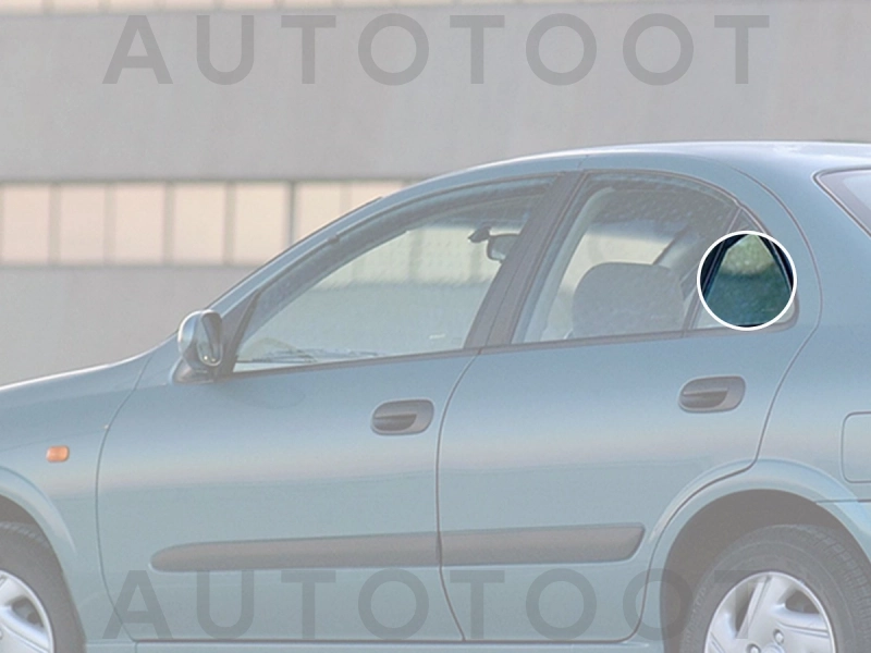 Стекло форточки (уголок) задней левой двери -  для NISSAN ALMERA, NISSAN BLUEBIRD SYLPHY, NISSAN ALMERA CLASSIC