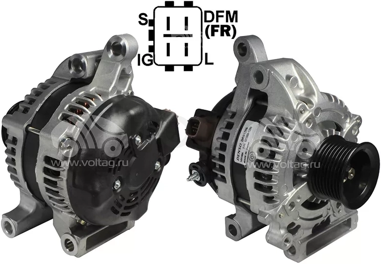 Генератор LEXUS GX/LX/TOYOTA LAND CRUISER URJ202 09- 1/3URFE 12V 150A