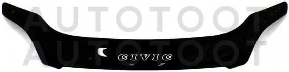 Дефлектор капота (мухобойка) -  для HONDA CIVIC
