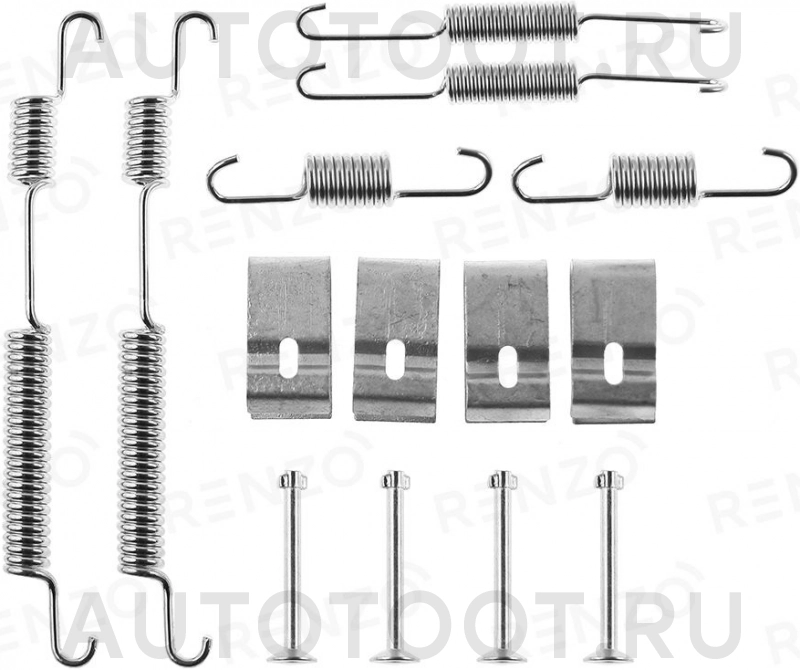 Ремкомплект заднего барабана -1204SOLRKIT Febest для KIA RIO, HYUNDAI SOLARIS