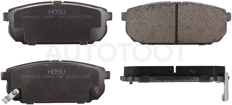 Колодки тормозные (Сзади) Kia Sorento 02-09