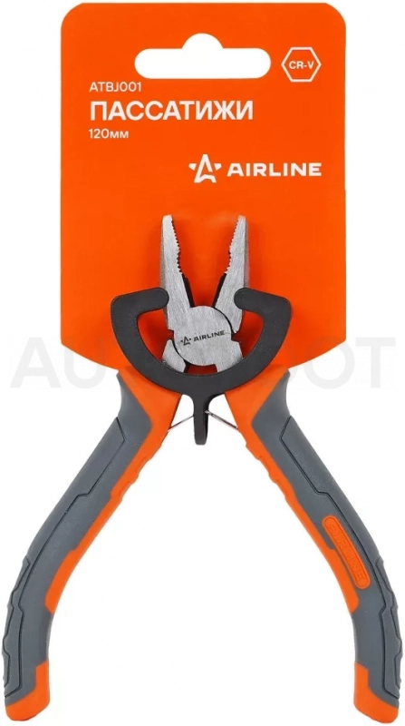Пассатижи 120мм - Артикул ATBJ001 - Производитель Airline - Фото, Отзывы, Цены