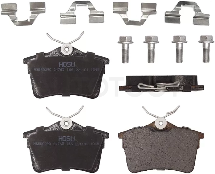 Колодки тормозные (Сзади) Citroen Berlingo 96-22 / Peugeot 308 07-17 / Partner 08-12