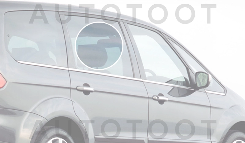 Стекло заднее правое опускное -  для FORD GALAXY