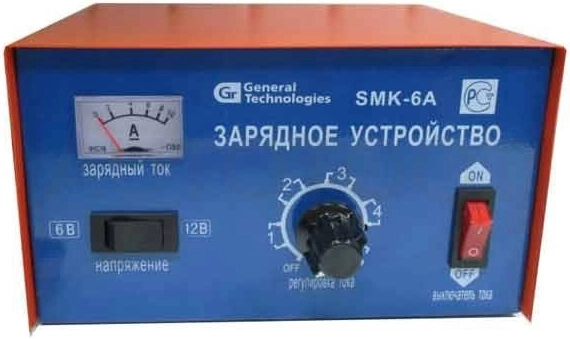Зарядное устройство аккумулятора 6А General Technologies-001 (6/12В)