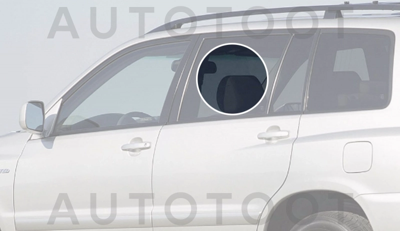 Стекло заднее левое опускное -  для TOYOTA HIGHLANDER, TOYOTA KLUGER