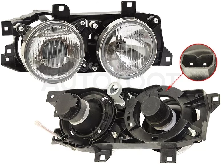 Фара BMW E34 88-95/E32 87-95 электрокорректор -  для BYD BYD