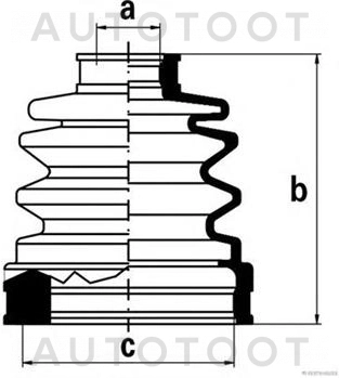 Пыльник шруса внутренний -1300144SX Stellox для TOYOTA COROLLA, TOYOTA AURIS