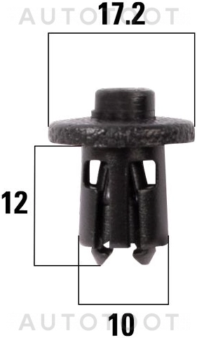 Клипса 90467-09139 -KJ355 Masuma для TOYOTA VOXY, TOYOTA VISTA, TOYOTA TOWN ACE, TOYOTA SPRINTER, TOYOTA NOAH, TOYOTA MARK 2, TOYOTA LITE ACE NOAH, TOYOTA ESTIMA, TOYOTA CRESTA, TOYOTA CORONA, TOYOTA