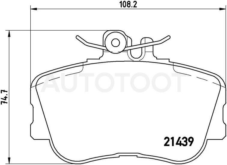Колодки тормозные (Спереди) Mercedes-Benz C-Class 93-01 - Артикул P06017 - Производитель Brembo - Фото, Отзывы, Цены