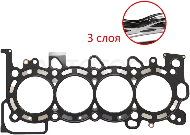 Прокладка ГБЦ HONDA CIVIC 01-12/FIT/JAZZ 01-07/CITY L13A/L15A 03-05
