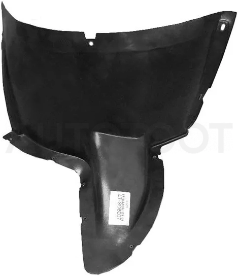 Подкрылок Skoda Octavia 04-13 (Спереди/ Слева/ передняя часть) - Артикул STSD26016L2 - Производитель Sat - Фото, Отзывы, Цены