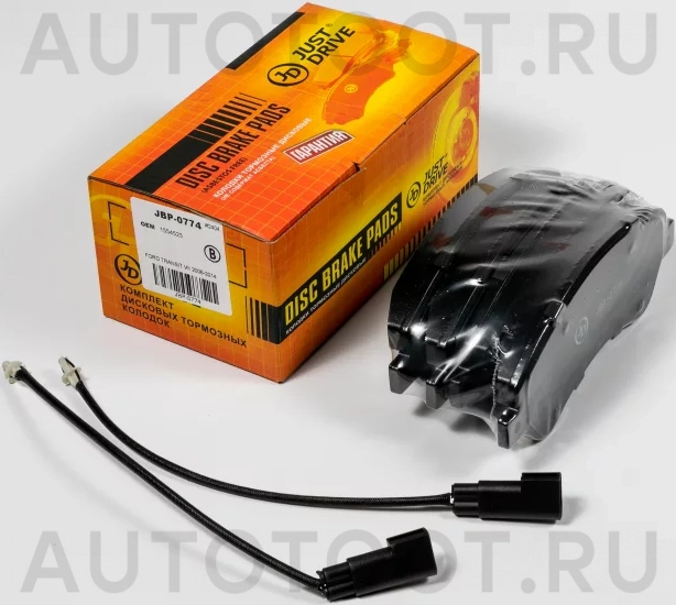 Колодки тормозные дисковые передние, комплект - Артикул JBP0774 - Производитель Just Drive - Фото, Отзывы, Цены