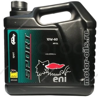 10W-60 ENI Sport 4л.масло моторное синтетика - Артикул ENI10W60SPORT4 - Производитель ENI - Фото, Отзывы, Цены