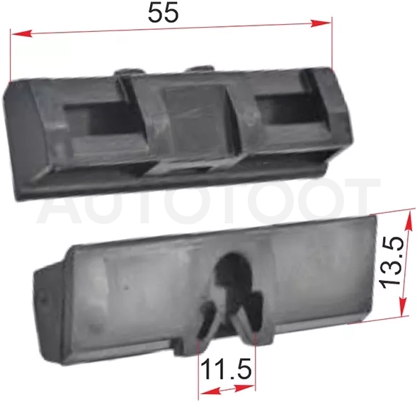 Клипса молдинга лобового стекла LEXUS GS ##S19# 05-12 / LS ##F4# 06-17 (Продажа по 10шт)