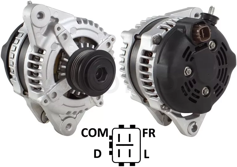 Генератор HYUNDAI IX35 2.0D 10-/SANTA FE II 2.2D 09-12/KIA SORENTO 2.0D 09- D4H# 12V 150A
